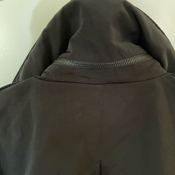 BCBG Convertible Rain Jacket with hide away hood - Picture 3 of 7